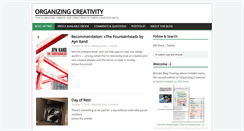 Desktop Screenshot of organizingcreativity.com